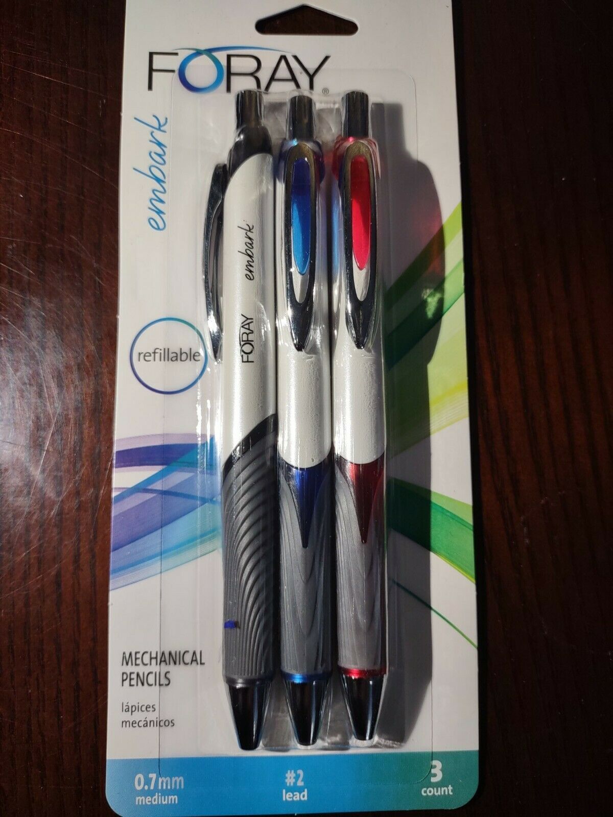 Foray Refillable Mechanical Pencils Set Of 3 Mechanical