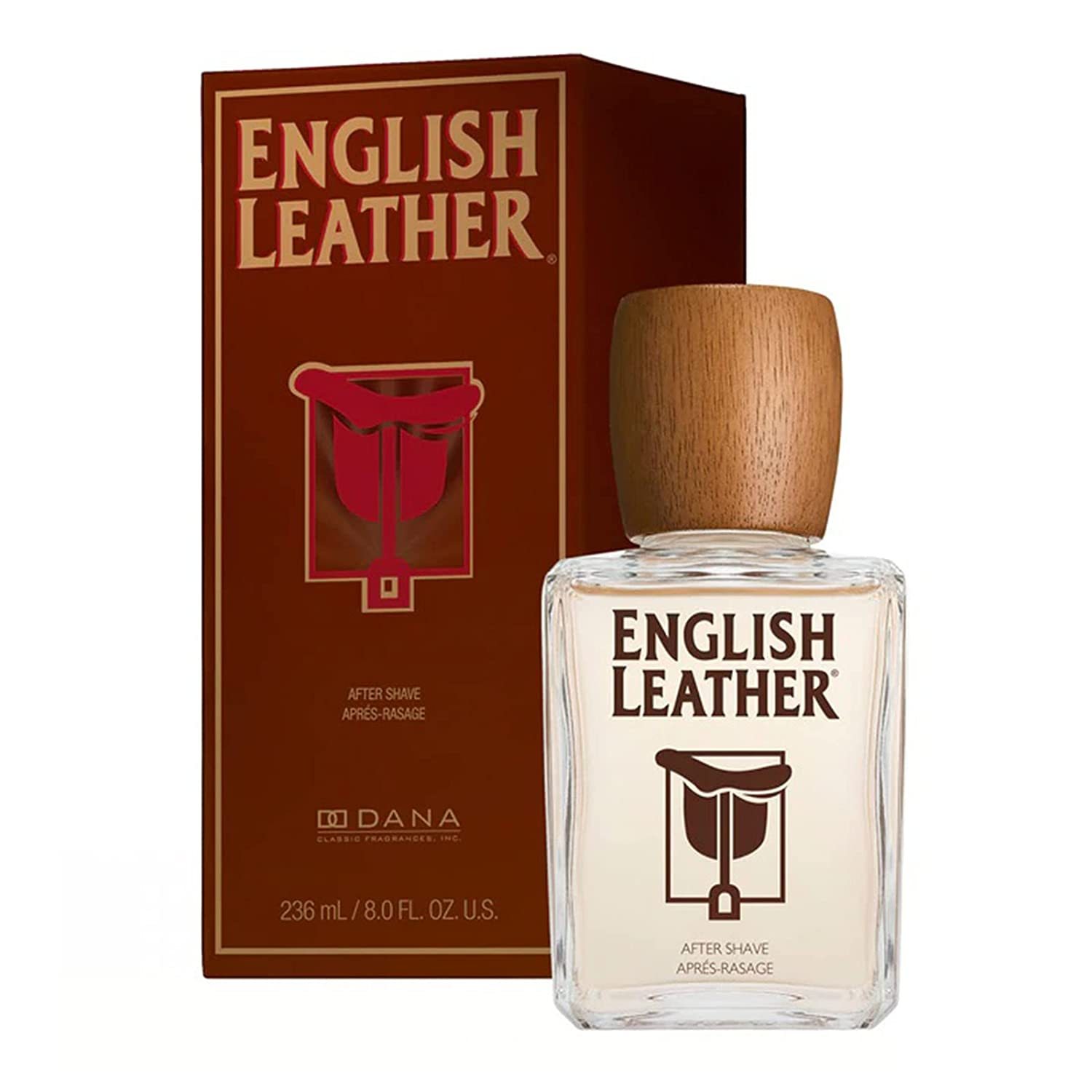 New ENGLISH LEATHER by Dana for Men After Shave Splash, 8 Ounce
