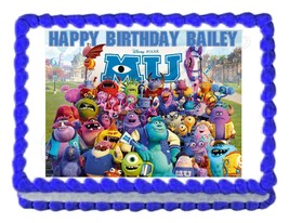 Mostri Inc.Monsters University Torta Commestibile Immagine Decorazione F... - $8.98