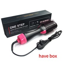 One Step Hot Air Brush Household Hair Dryer Brush Volumizer Hair Curler Straight - $151.50