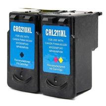 Compatible with Canon PG-210XL Black / CL-211XL Color Remanufactured Ink... - $54.90