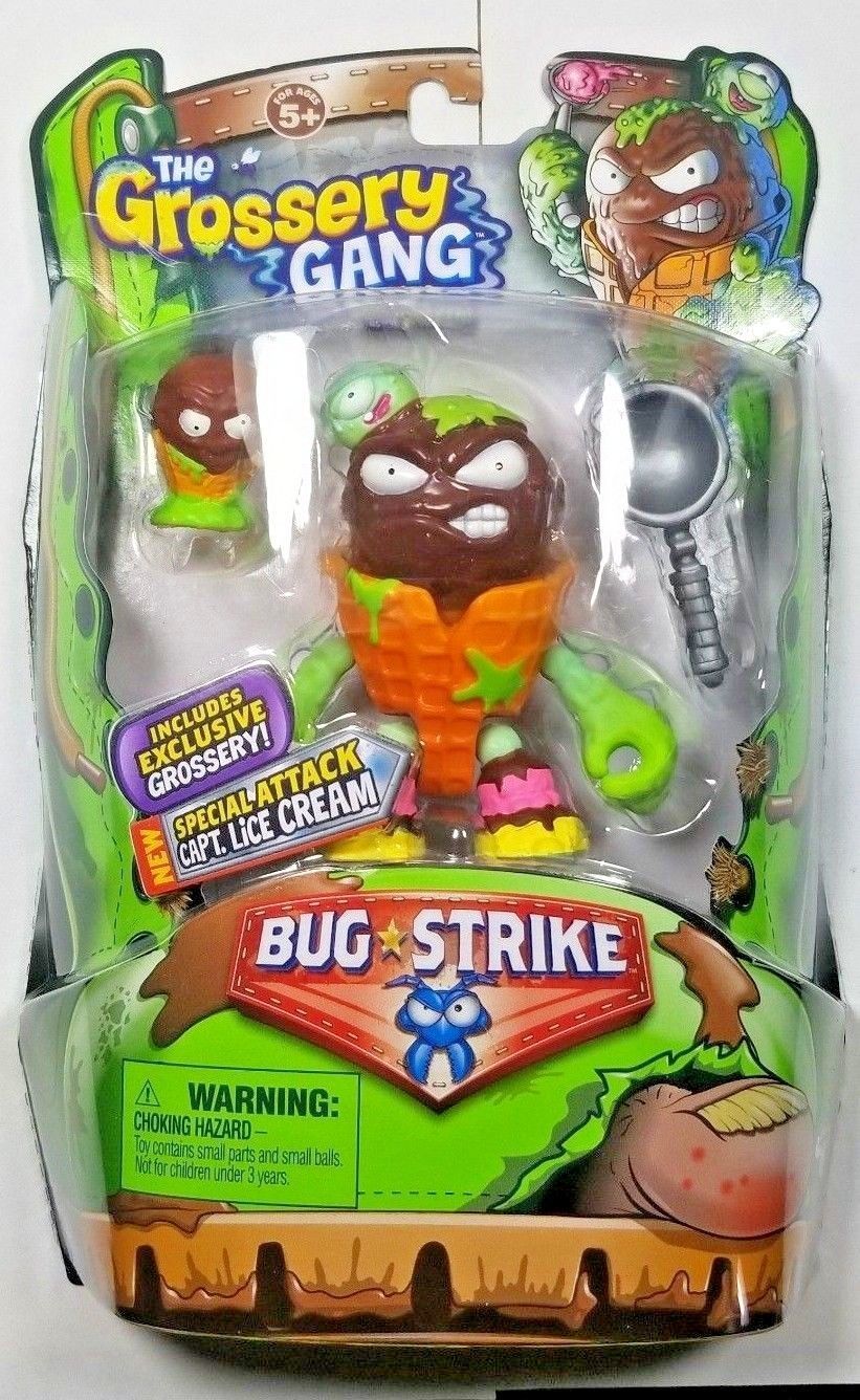 The Grossery Gang Bug Strike Captain Lice Cream W/ Exclusive Grocery ...