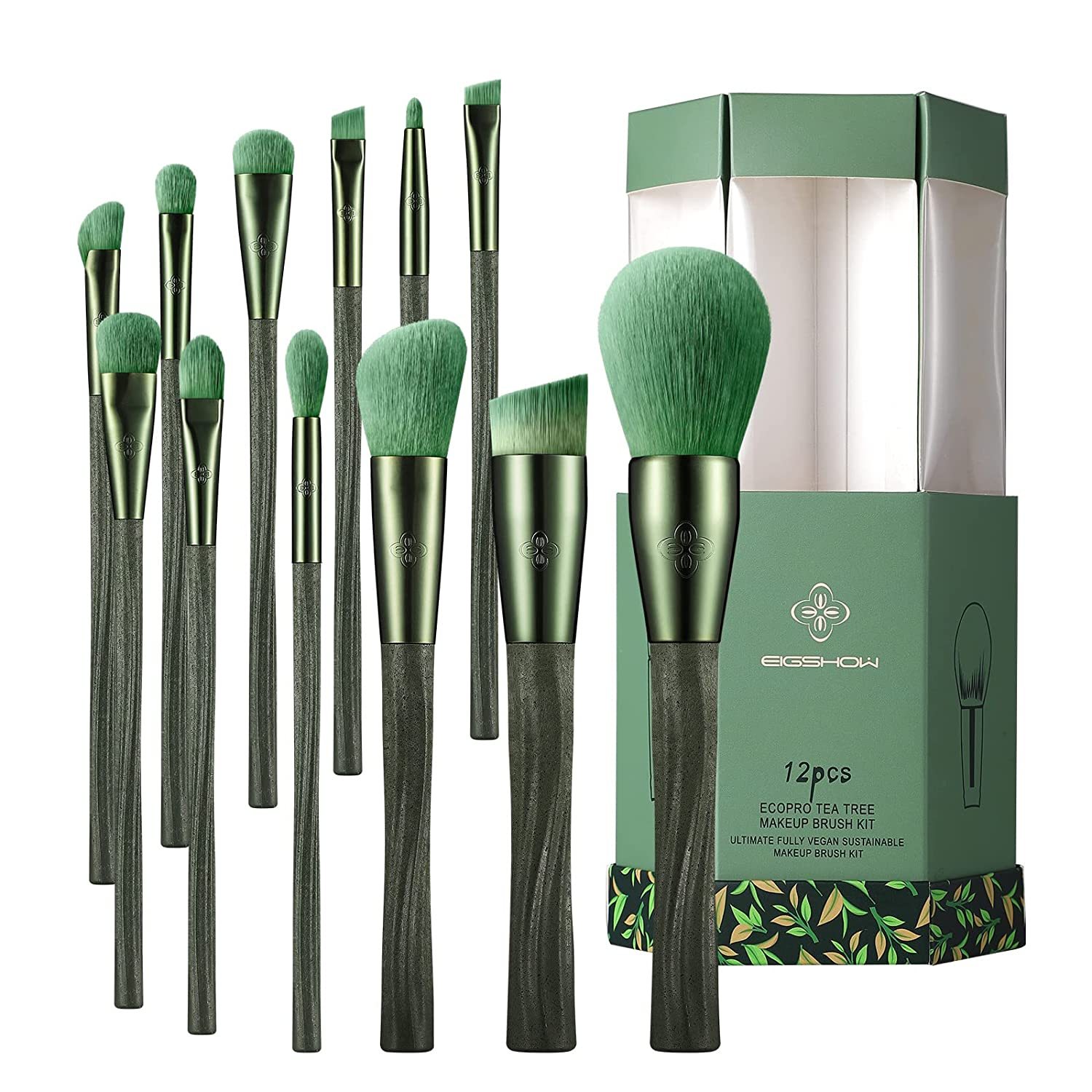New Makeup Brushes Set Professional Vegan Make Up Brush Kit Premium Synthe