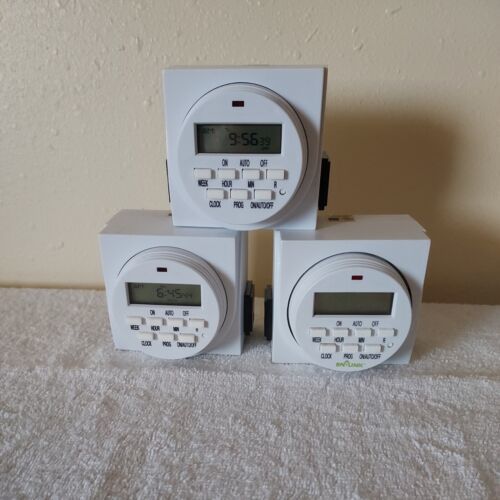 BNLINK 7 Day Heavy Duty Digital Programmable Timer FD60 U6 115V Dual