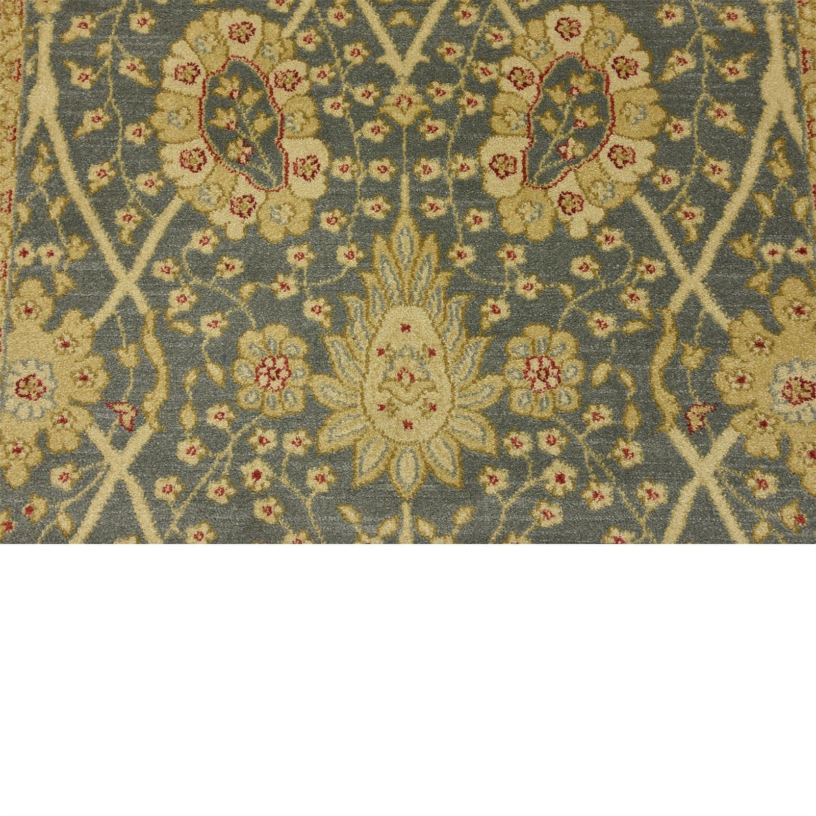 Traditional Oriental Persian style Rugs Light Blue 4' x 4' Heritage Square Rug Area Rugs