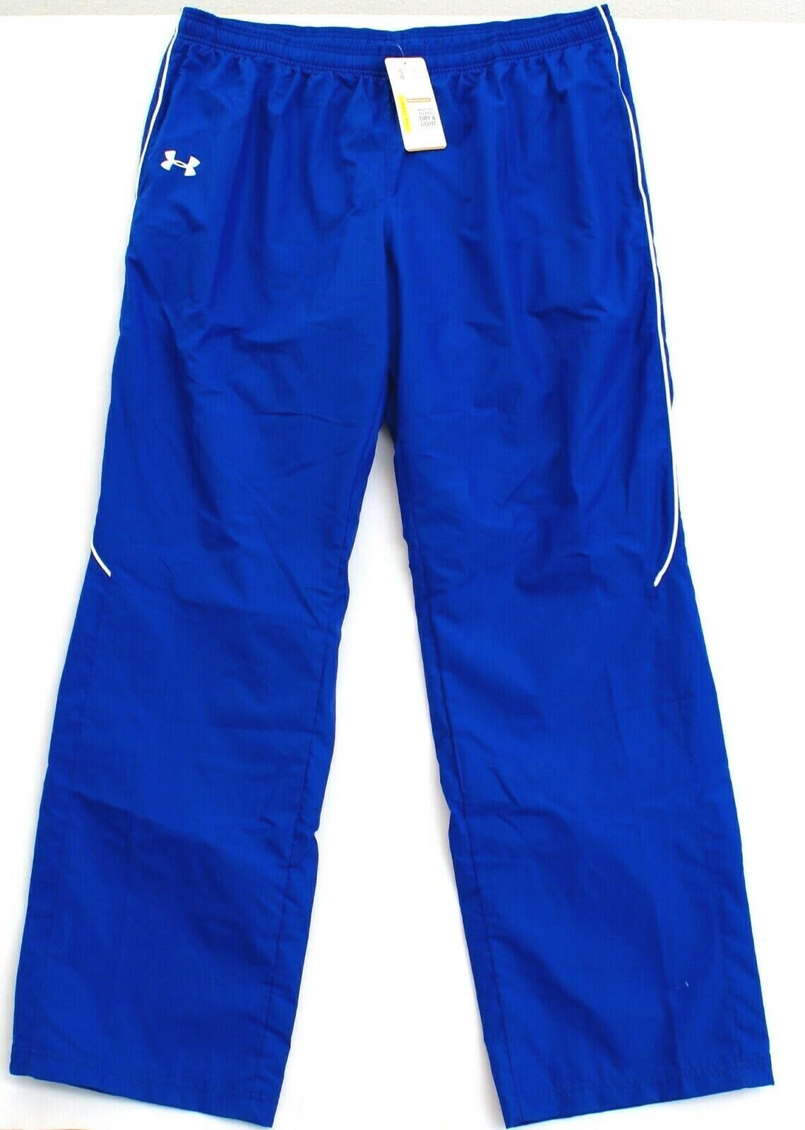 Under Armour Blue UA Advance Woven Warmup Mesh Lined Athletic Pants ...