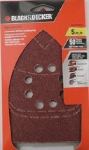 Black &amp; Decker BDAMM050 Megamouse Finishing/Detail Sandpaper 5pc. 50 Grit - $3.96