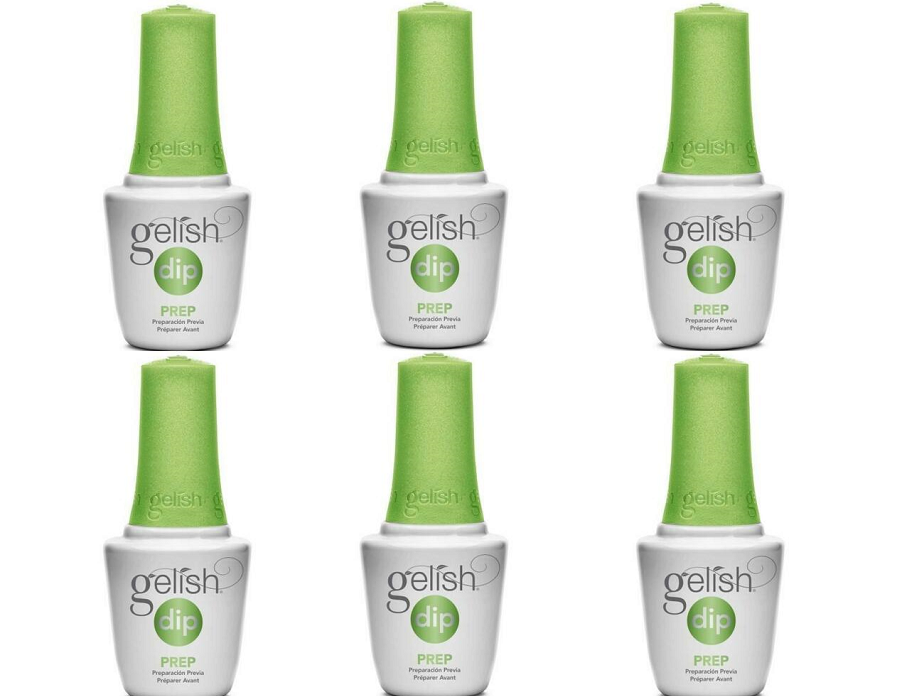 Gelish Dip Powder Essentials Step #1- Prep 0.5 oz 6 Bottles