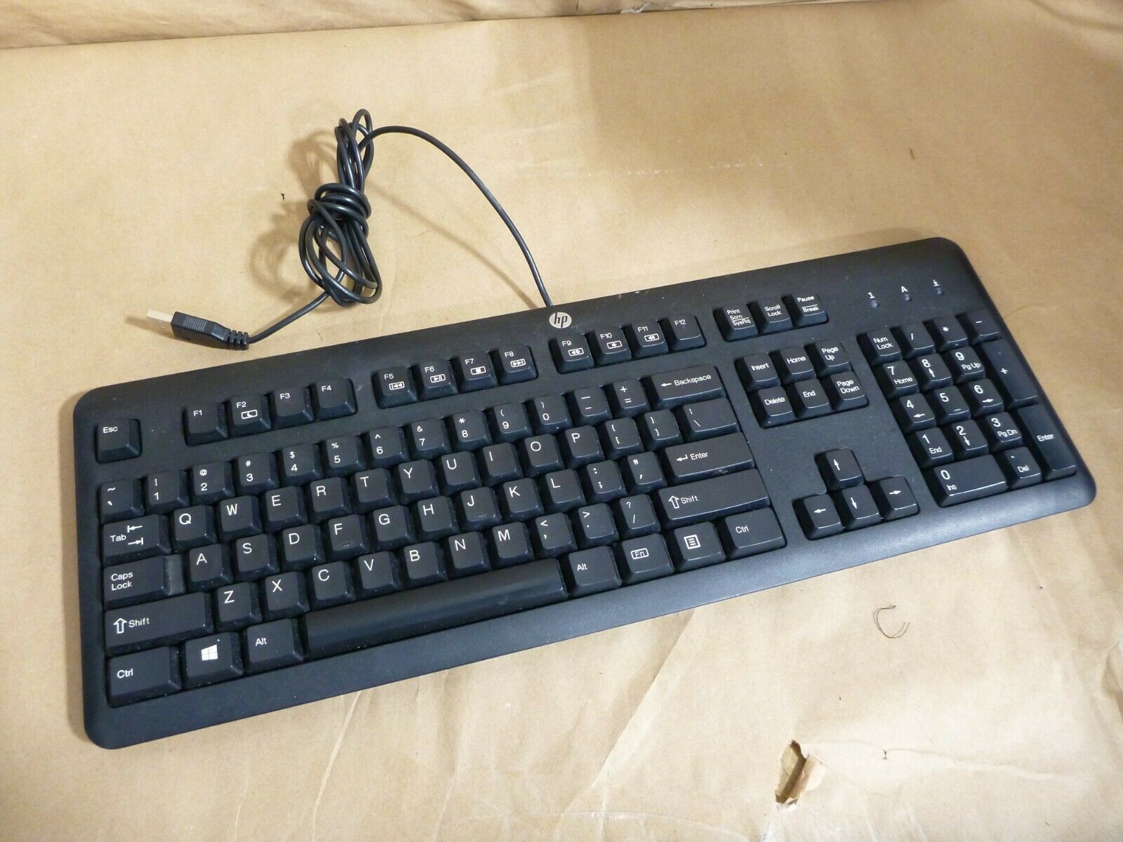 Black HP 672647-003 724720-001 Wired USB Keyboard KU-1156 ( QTY ...