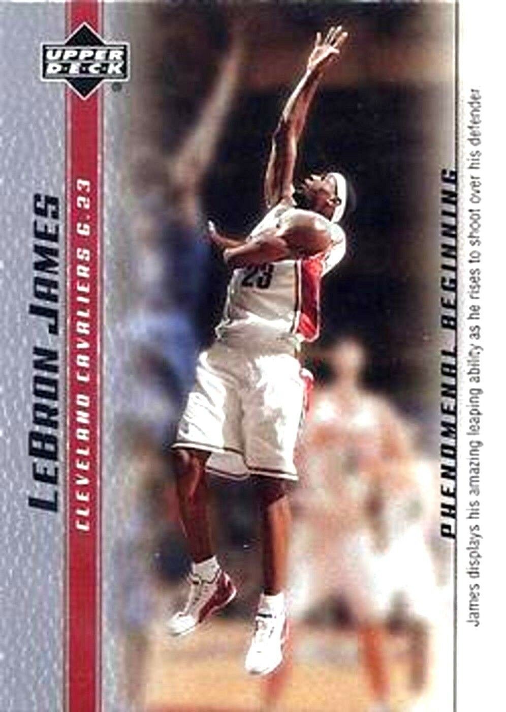 upper deck 2004 lebron james