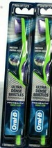 2 Oral B ProHealth Compact Clean Ultra Dense Bristles Plaque Removal Ultra Soft