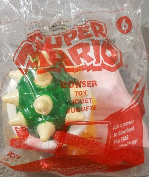 BOWSER Super Mario McDonalds Happy Meal Toy 6 2017 NEW Fast Food