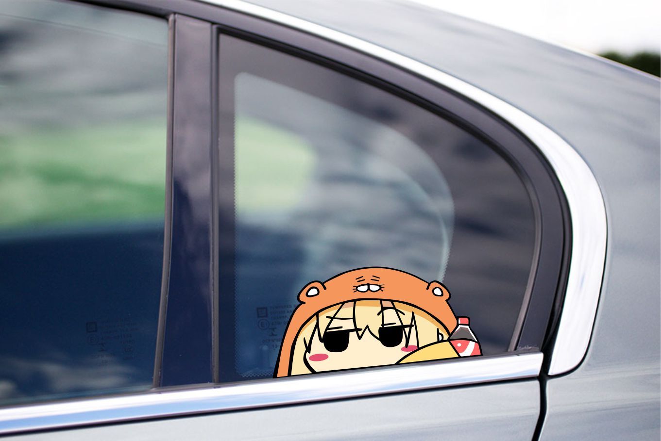 Umaru-Chan Peeker Peeking Window Vinyl Decal Anime Cute Girl Stickers