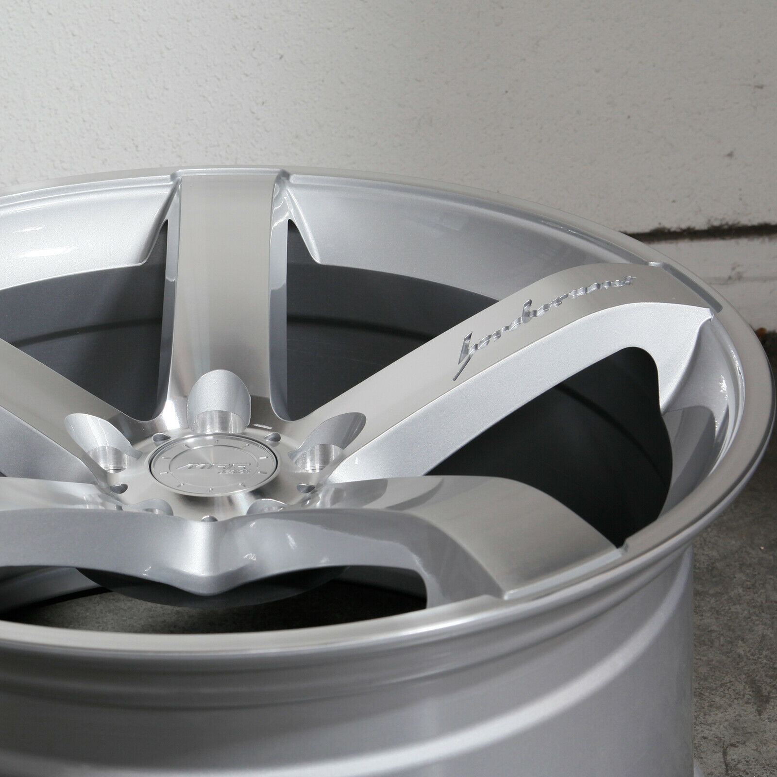 One 20x10.5 MRR VP5 5x120 20 Silver Wheel Rim - Wheels