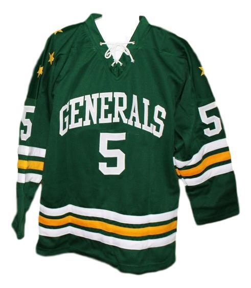 Greensboro generals retro hockey jersey 1960 green   1