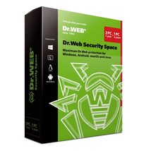 3 Year Dr. Web Security Space for Windows macOS Linux - w/ Support License Fast! - $66.20+