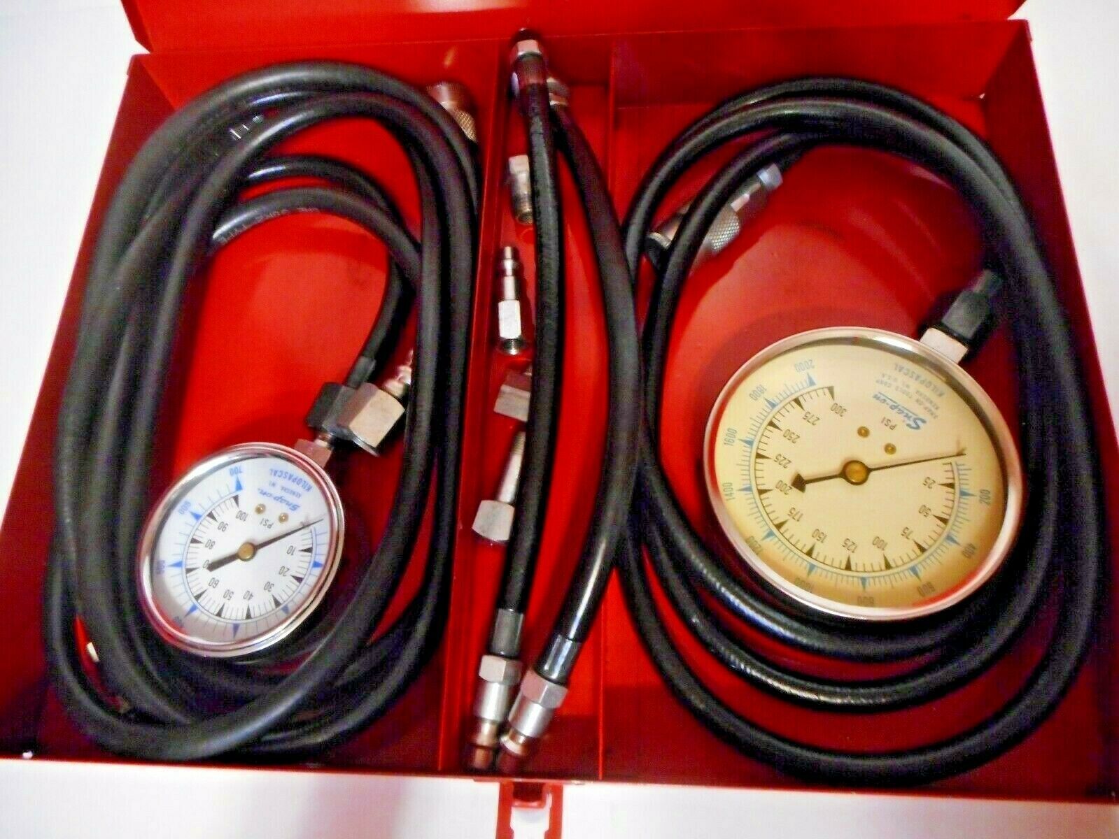 Snap On Transmission Pressure Tester KRA141 in Case Vintage Made in