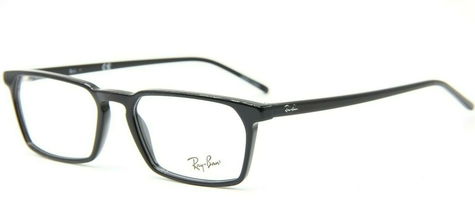 NEW RAY-BAN RB 5372 2000 BLACK EYEGLASSES AUTHENTIC FRAME RX RB5372 54 ...