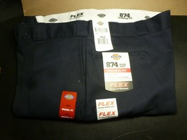Dickies 874 Men Work Pants Original Fit Straight Leg Dark Navy  FREE SHIPPING - $26.72