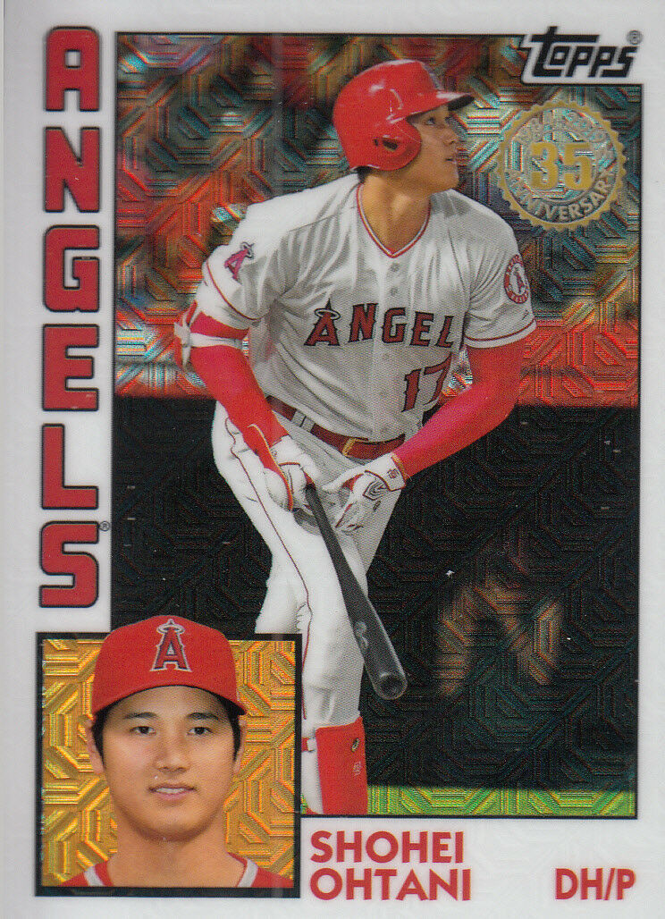 Shohei Ohtani 2019 Topps Series 1 1984 Chrome Card T8417 Baseball Cards