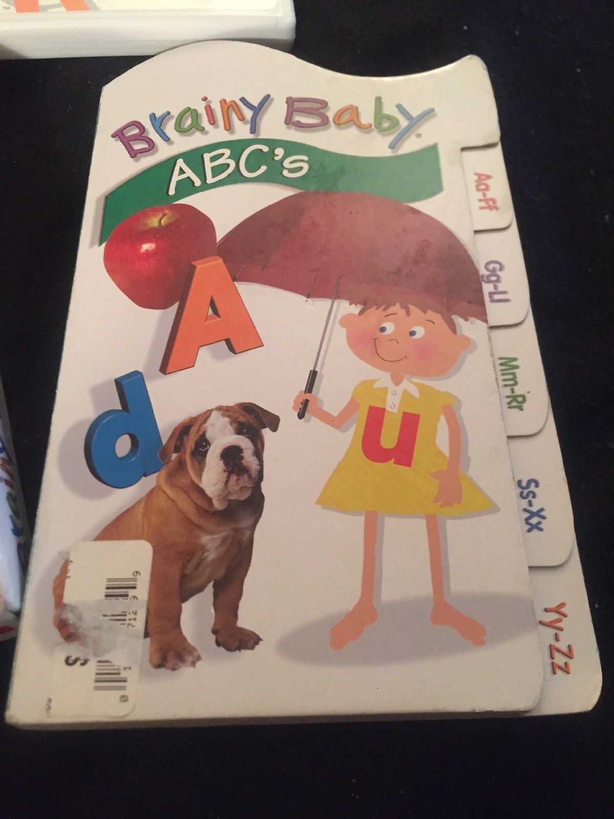 Brainy Baby Lot ABCs Book, Animals Flashcards and Shapes & Colors DVD