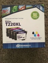 Dataproducts BLACK/MULTI Color Inkjet Cartridge For Epson T220 Xl New! —1008 - $65.22