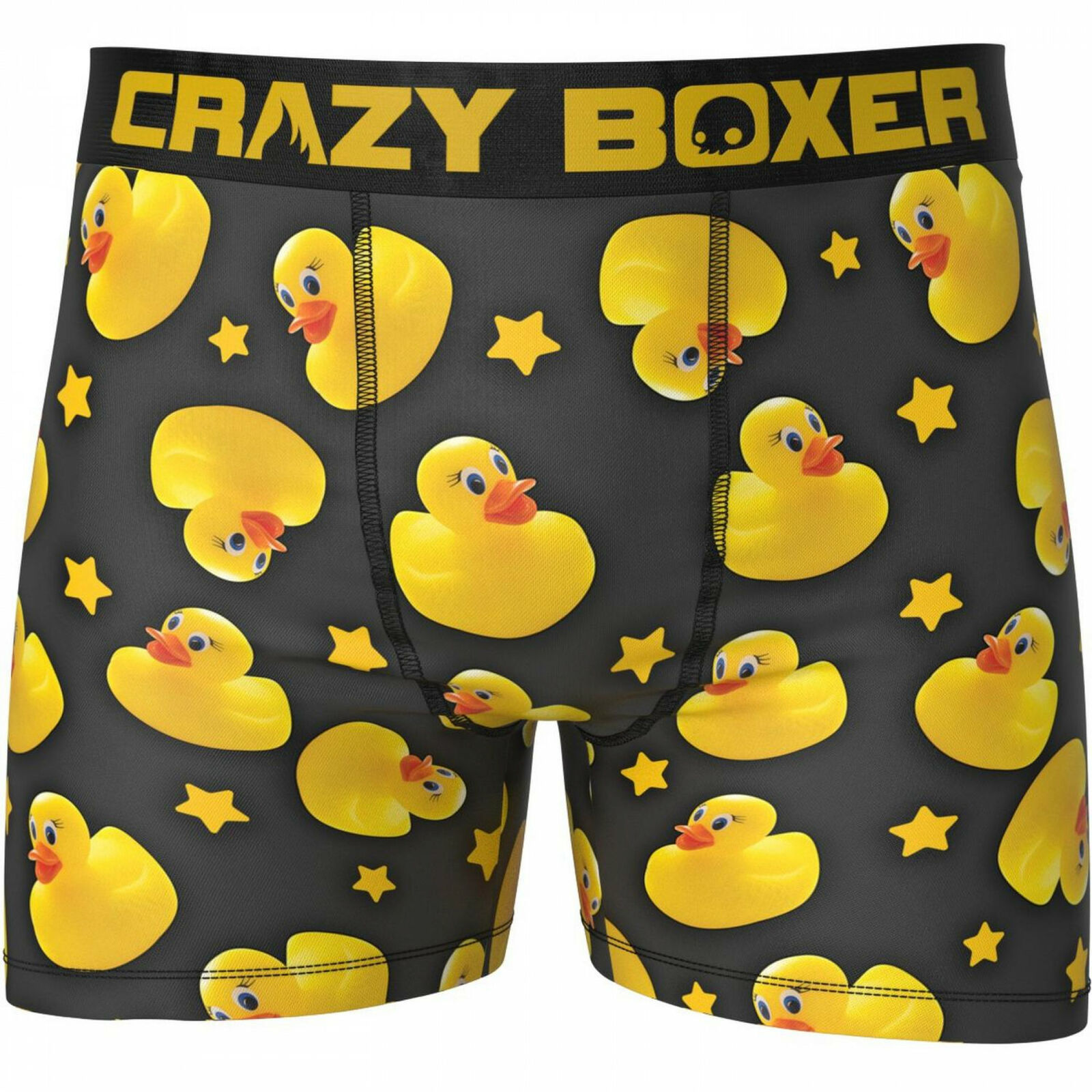 Rubber Ducky Boxer Briefs Black Underwear