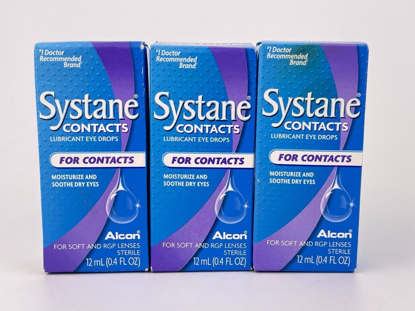 Systane Contacts Lubricant Eye Drops Moisture Soothes Dry Eyes Pack of ...