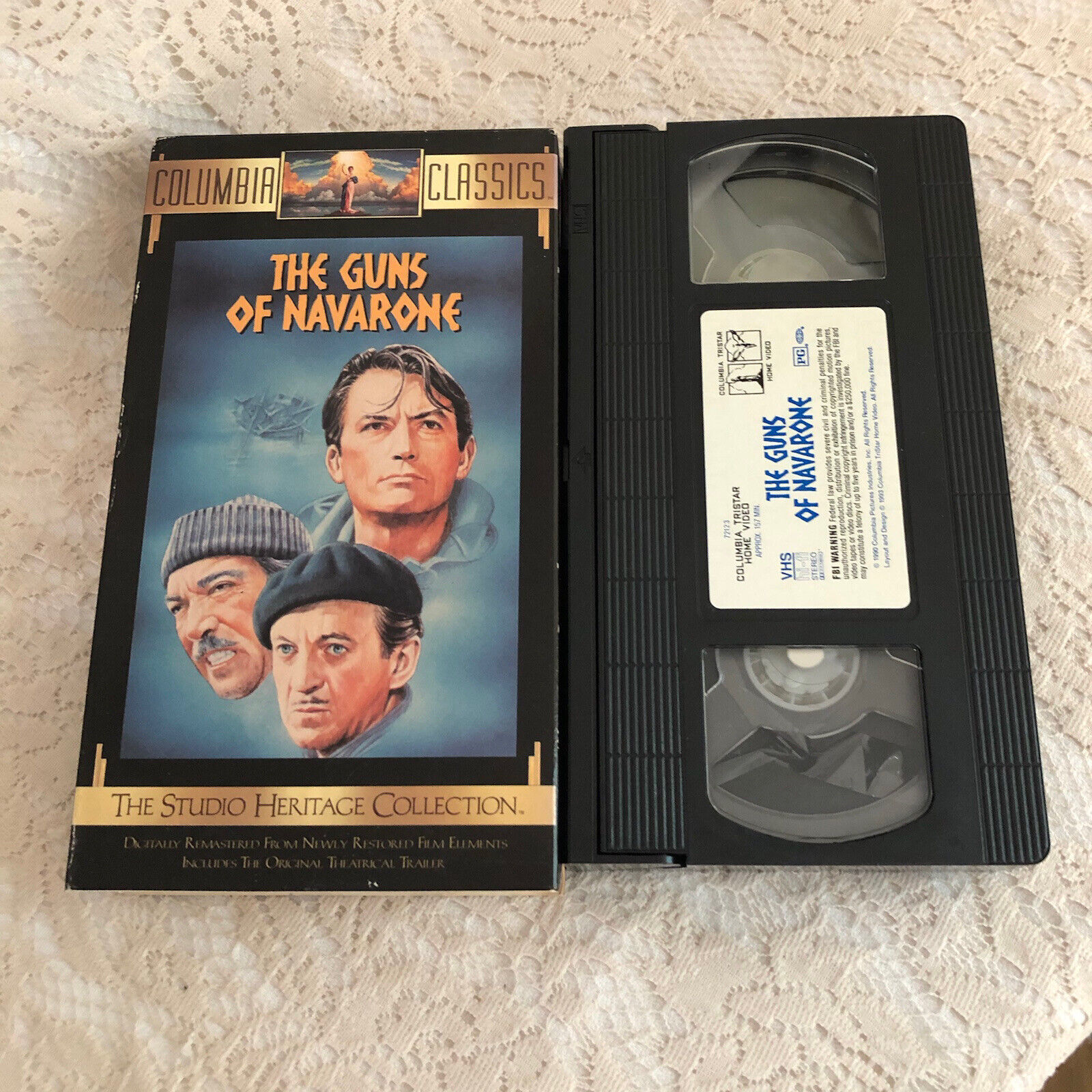 The Guns of Navarone VHS 1990 Gregory Peck Anthony Quinn David Niven ...