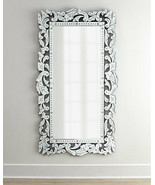 Horchow Ornate Crown Venetian Mirror Floor Wall FULL LENGTH Dressing or ... - $1,189.01