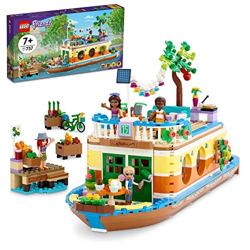 LEGO Friends Canal Houseboat 41702 Building Kit; Comes with 4 Mini-Dolls Includi
