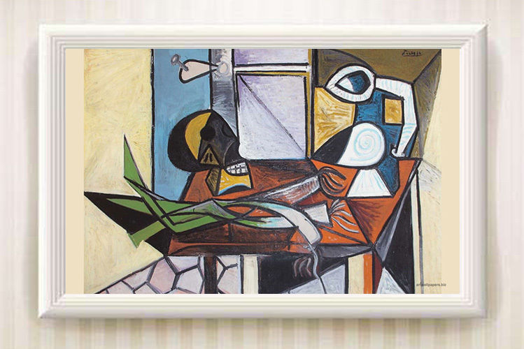 Abstract Pablo Picasso Kitchen Cooking Oil Painting Canvas Print Modern Art Deco Art Prints