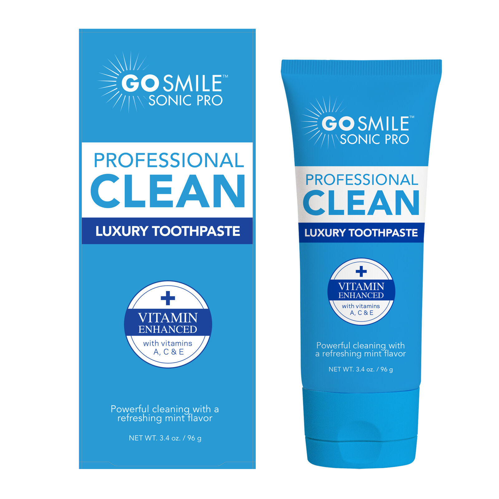 Go Smile GS134 Teeth Whitening System Snap Pack Kit + Luxury Toothpaste