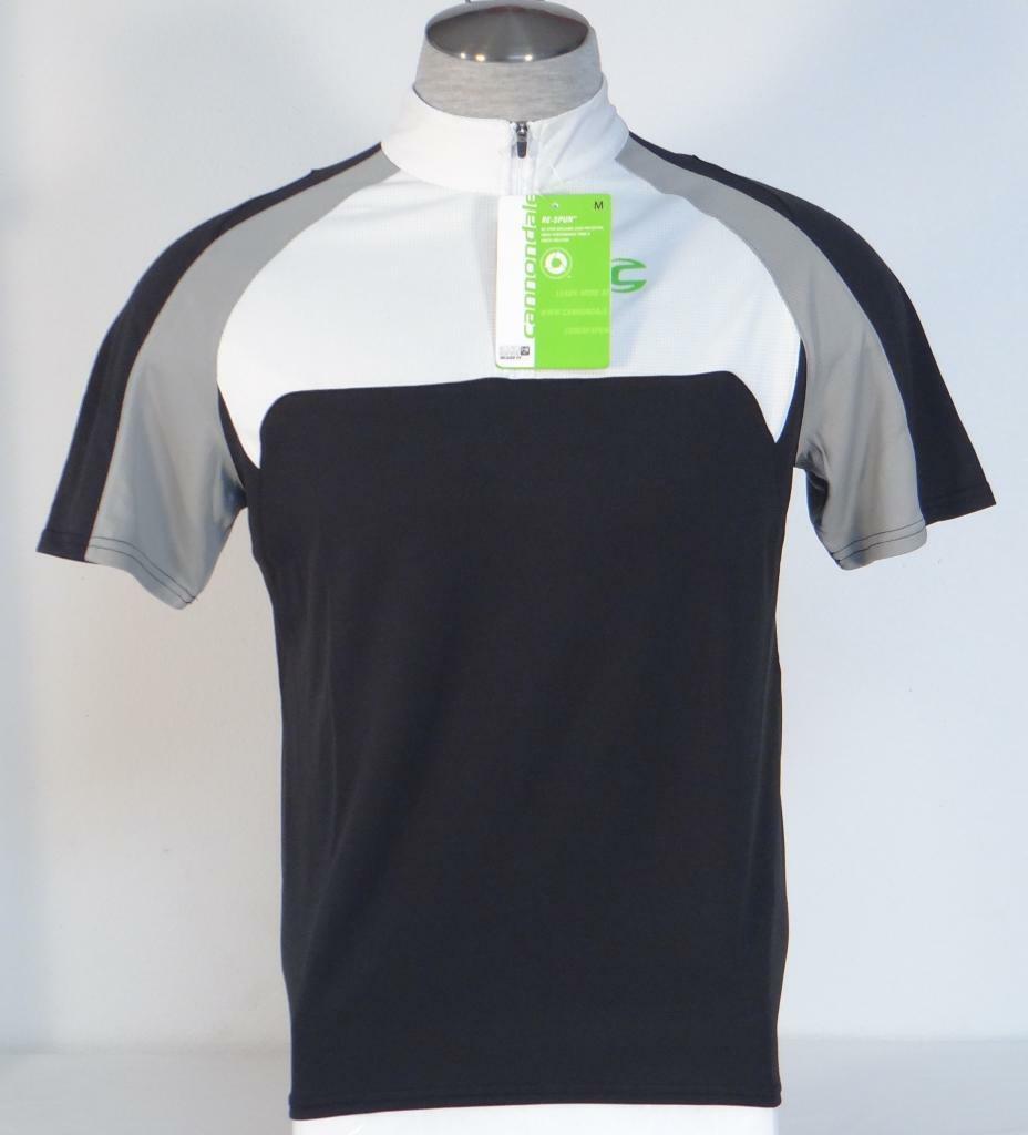 Download Cannondale Men's 1/4 Zip Ride Black & White Short Sleeve ...