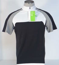 Cannondale Men&#39;s 1/4 Zip Ride Black &amp; White Short Sleeve Cycling Jersey NWT - $44.99