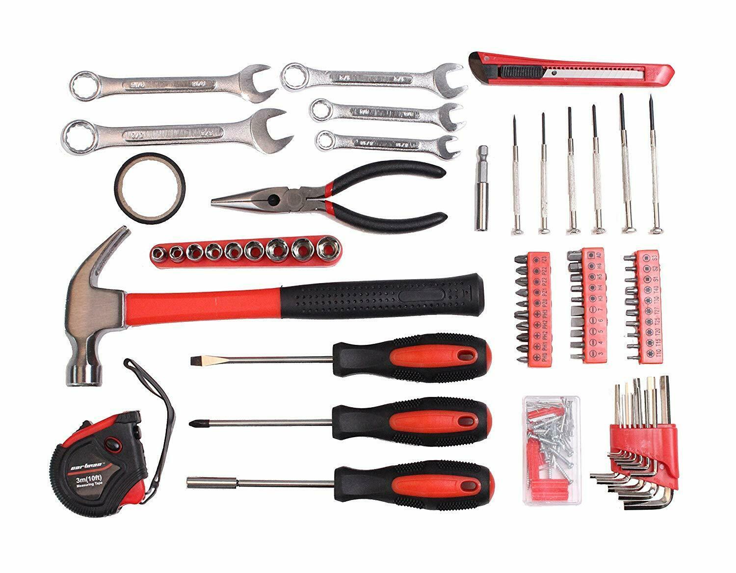 Nice Tool Set 148 Pieces Hammer Screwdrivers Pliers Measuring Tape