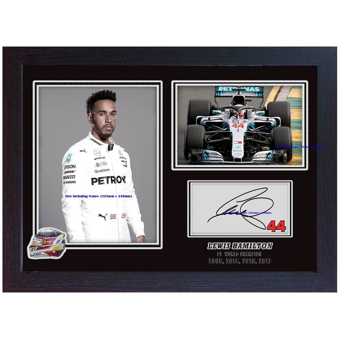 World Champion Lewis Hamilton signed autograph photo Formula 1 Framed RacingFormula 1