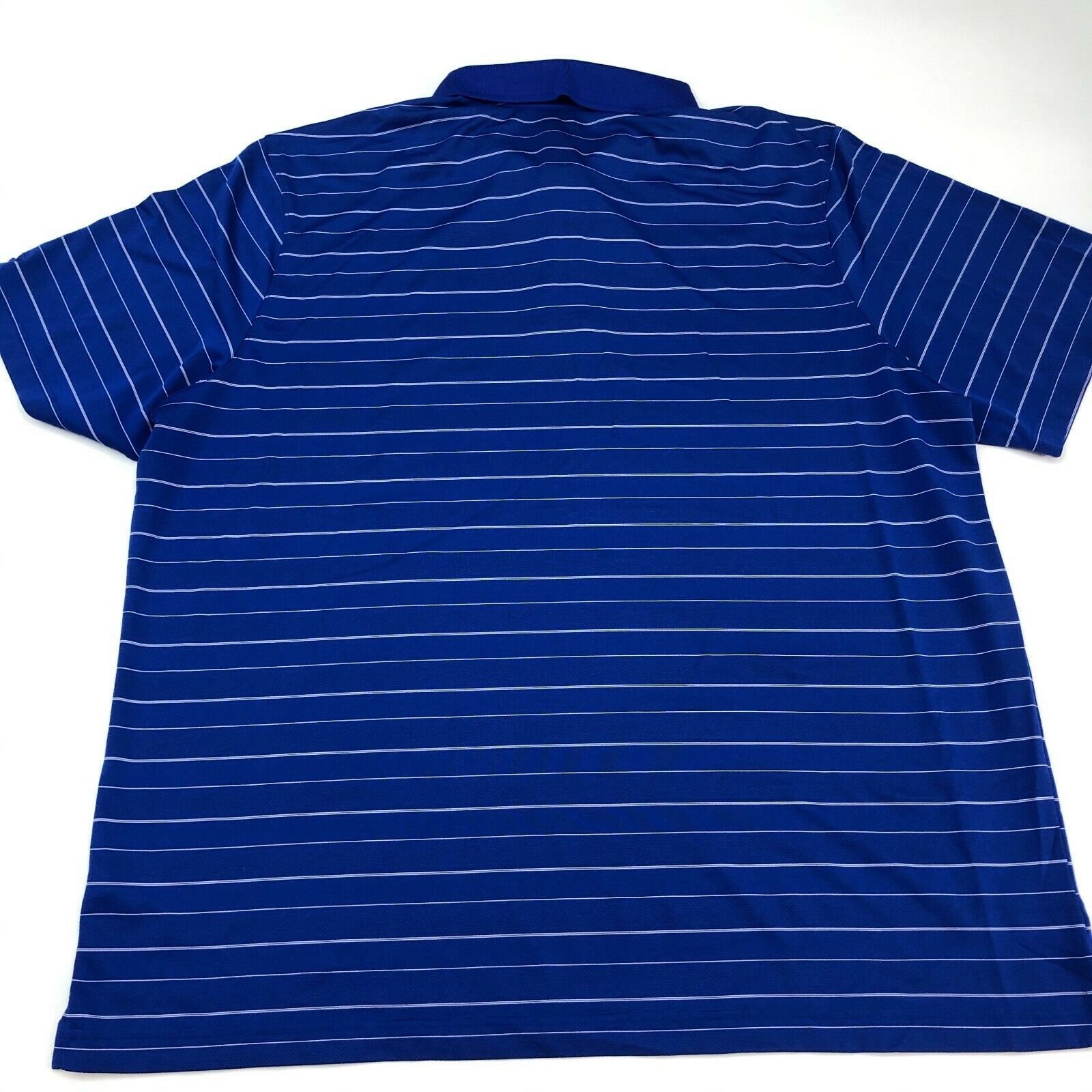 Champion Golf Polo Shirt Mens XXL Blue Stripe Short Sleeve Casual ...