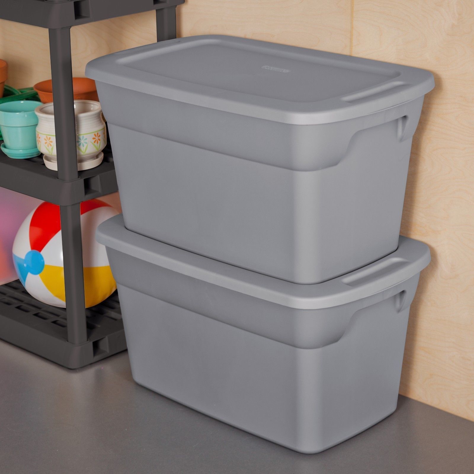 Grey Storage Boxes With Lids Plastic at Ruben Hamilton blog