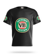 Victoria  Beer Logo Black Short Sleeve  T-Shirt Gift New Fashion  - $31.99