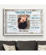 Thank You - Personalized Custom Photo Canvas - $49.99+