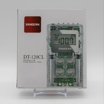 SANGEAN DT 120CL Clear Pocket Radio FM Stereo/AM Pocket Receiver W/Headp... - £36.42 GBP