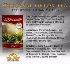 Te Divina Vida Divina Original Detox & Cleansers Tea 6 Week Supply image 5