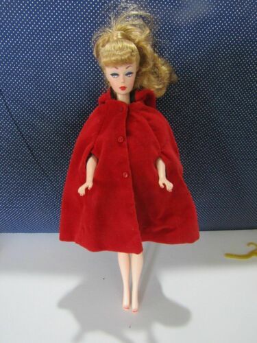 vintage barbie red velvet coat