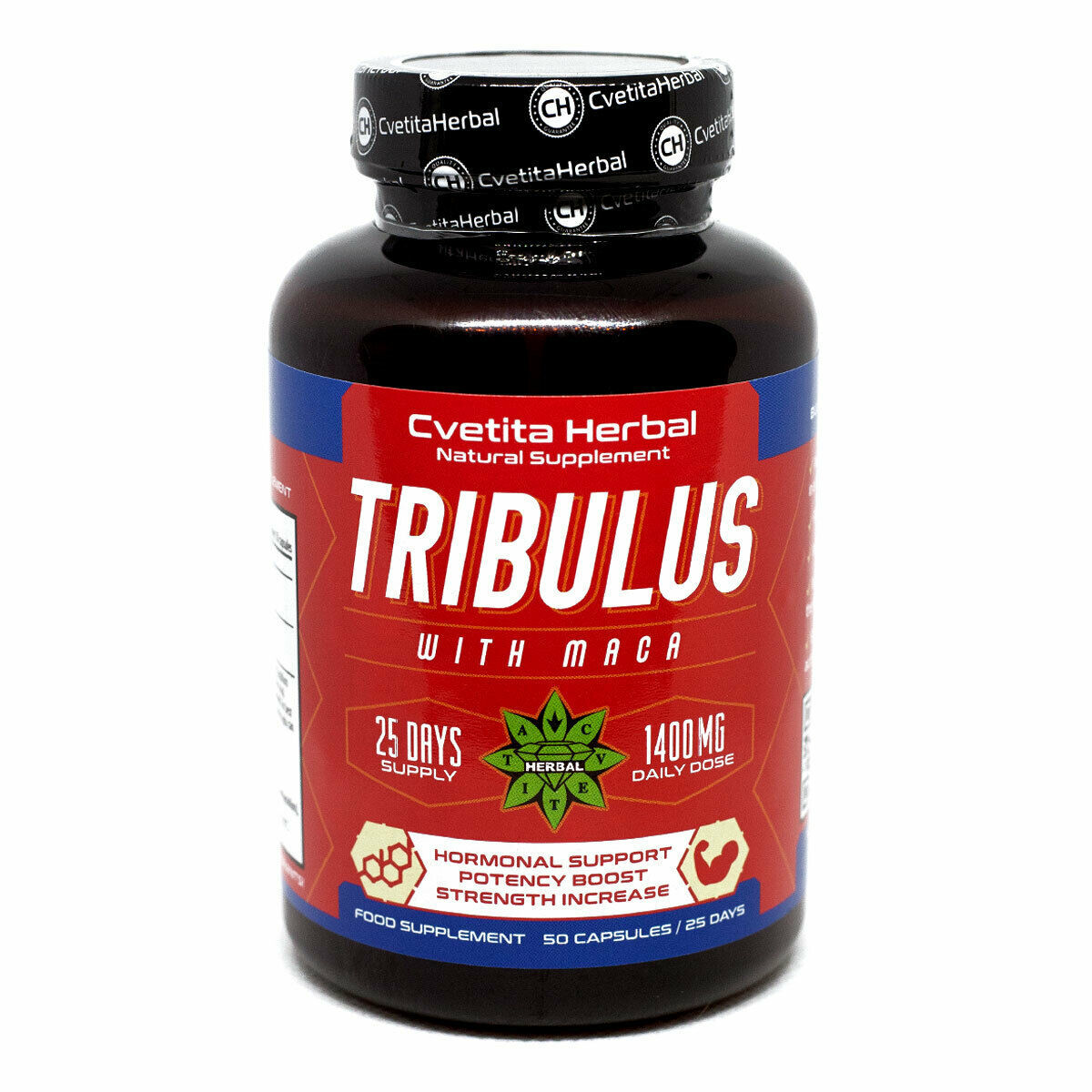 Tribulus Terrestris 100 Caps x 900 mg Tribulus Maca Muscle Libido