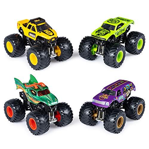 Monster Jam Official Die-Cast 1:64 Scale Double 2 Pack Bro Dozer, Gas ...