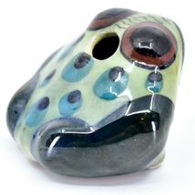 Ceramic Hand Painted Toad Frog Toothpick Holder Table Decor Handmade Guatemala image 5