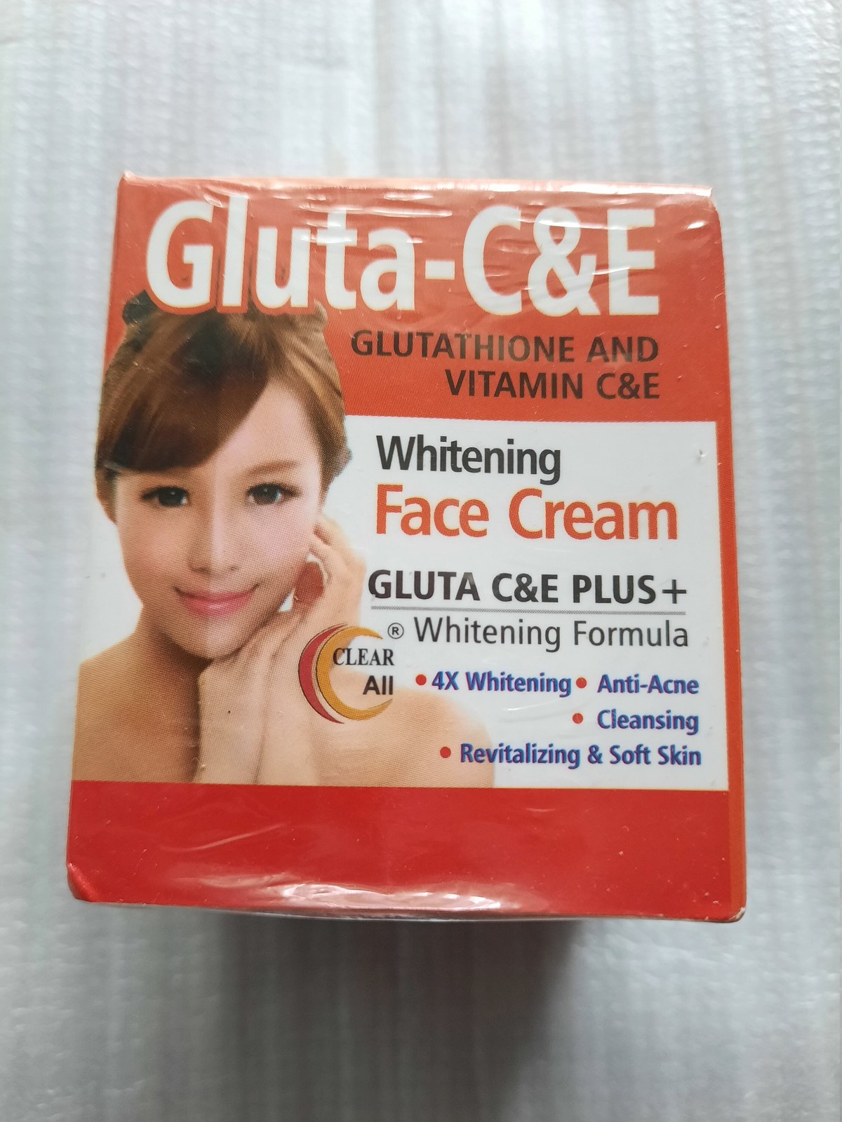 Gluta C& E glutathione and vitamin C face cream
