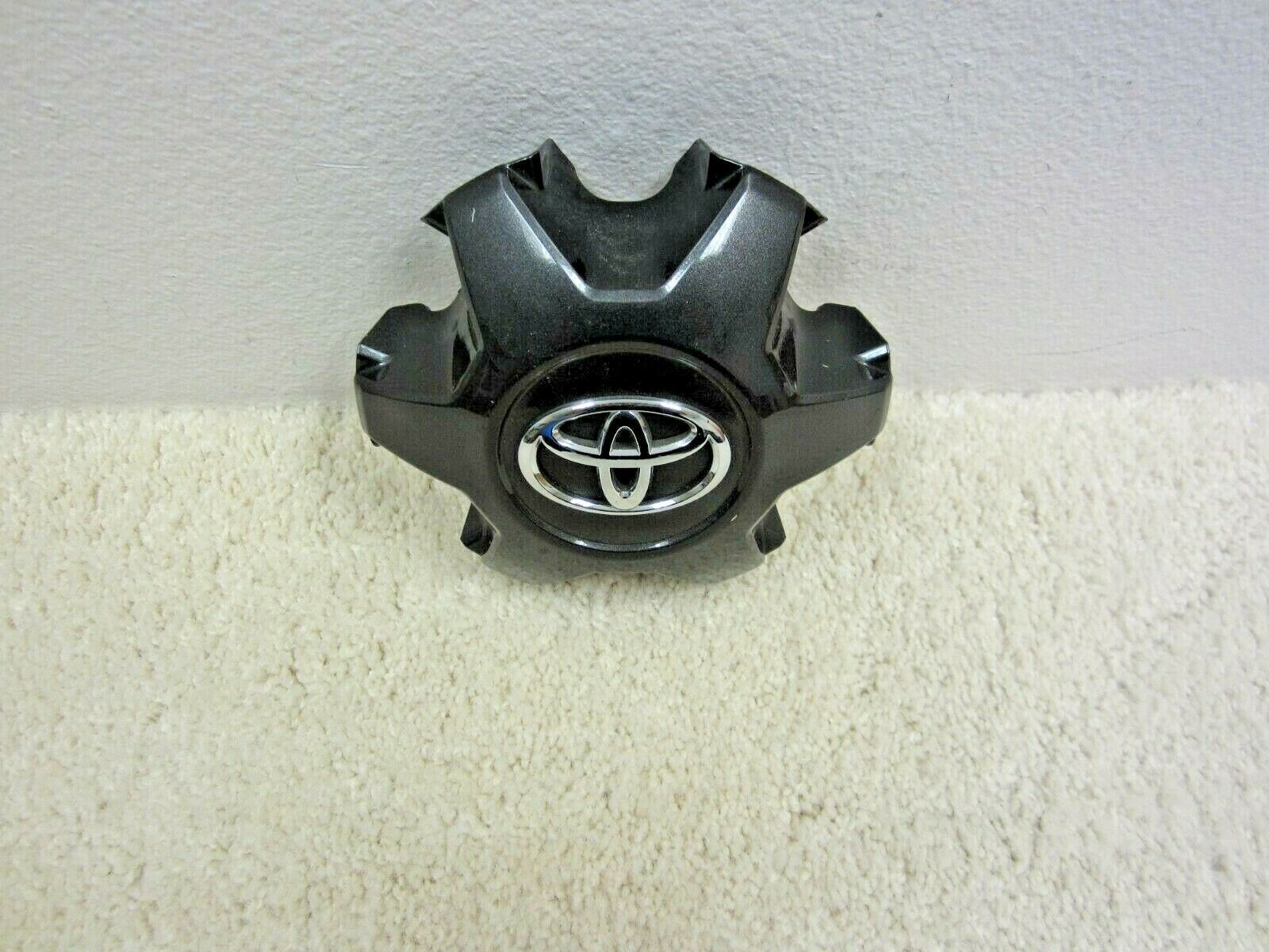 2016 2019 TOYOTA TRD OEM 16" WHEEL CHARCOAL BLACK CENTER CAP 795N Wheel Center Caps
