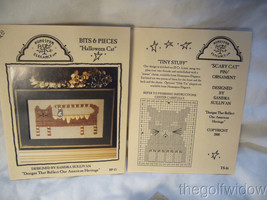 4 Patterns: Homespun Halloween Cat,Scary Cat &Twisted Threads Bitty Bee & Honey image 1